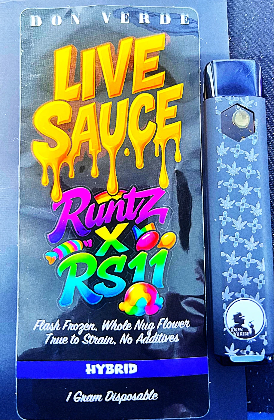 Don Verde - Runtz x RS11 (1G) | Live Sauce Disposable | Hybrid Main Image
