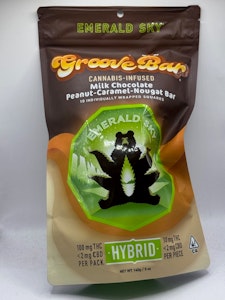 Emerald Sky - Milk Chocolate Peanut Caramel Nougat Bites Hybrid 100mg 10 Pack - Emerald Sky