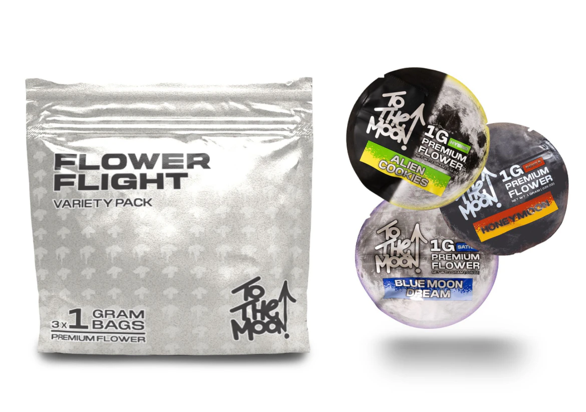 To The Moon - To The Moon - Flower Flight - Alien Cookies x Blue Moon Dream x Honeymoon - 1g Variety 3-Pack Main Image