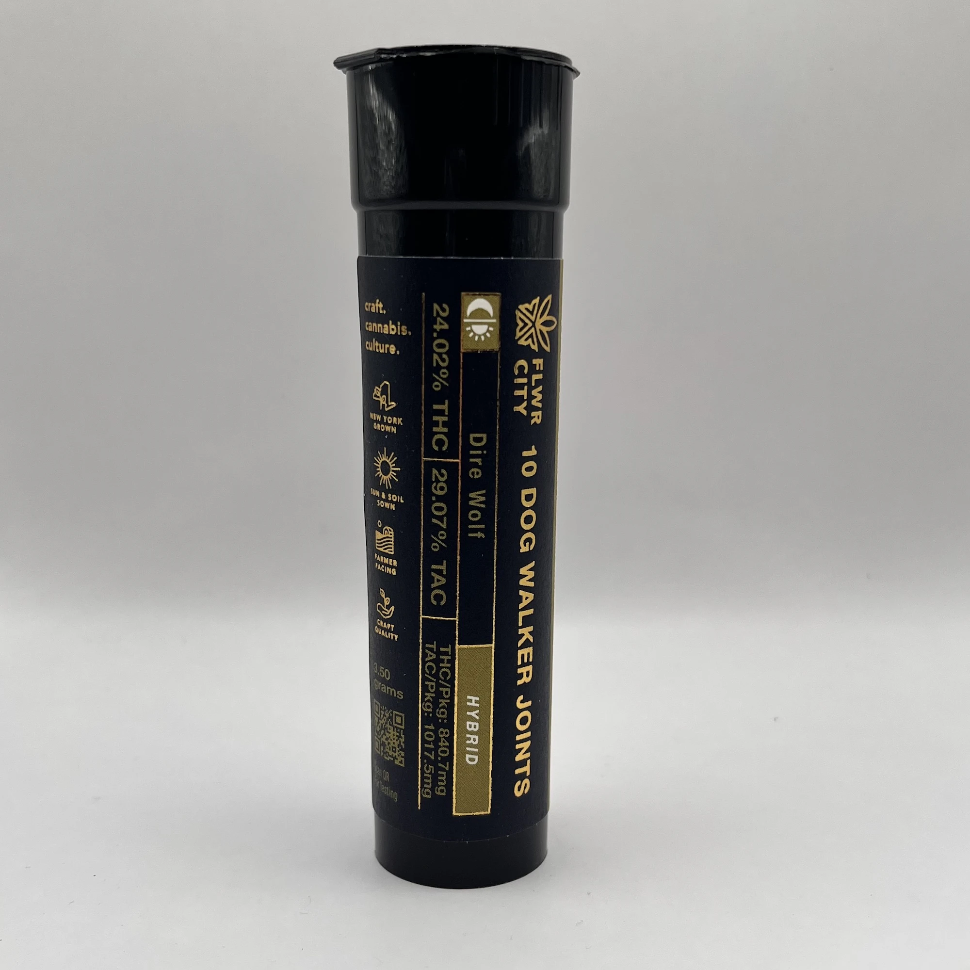 FLOWER CITY - Flwr City - Dire Wolf - 24.02% THC - 0.35g x 10pk - Prerolls Main Image