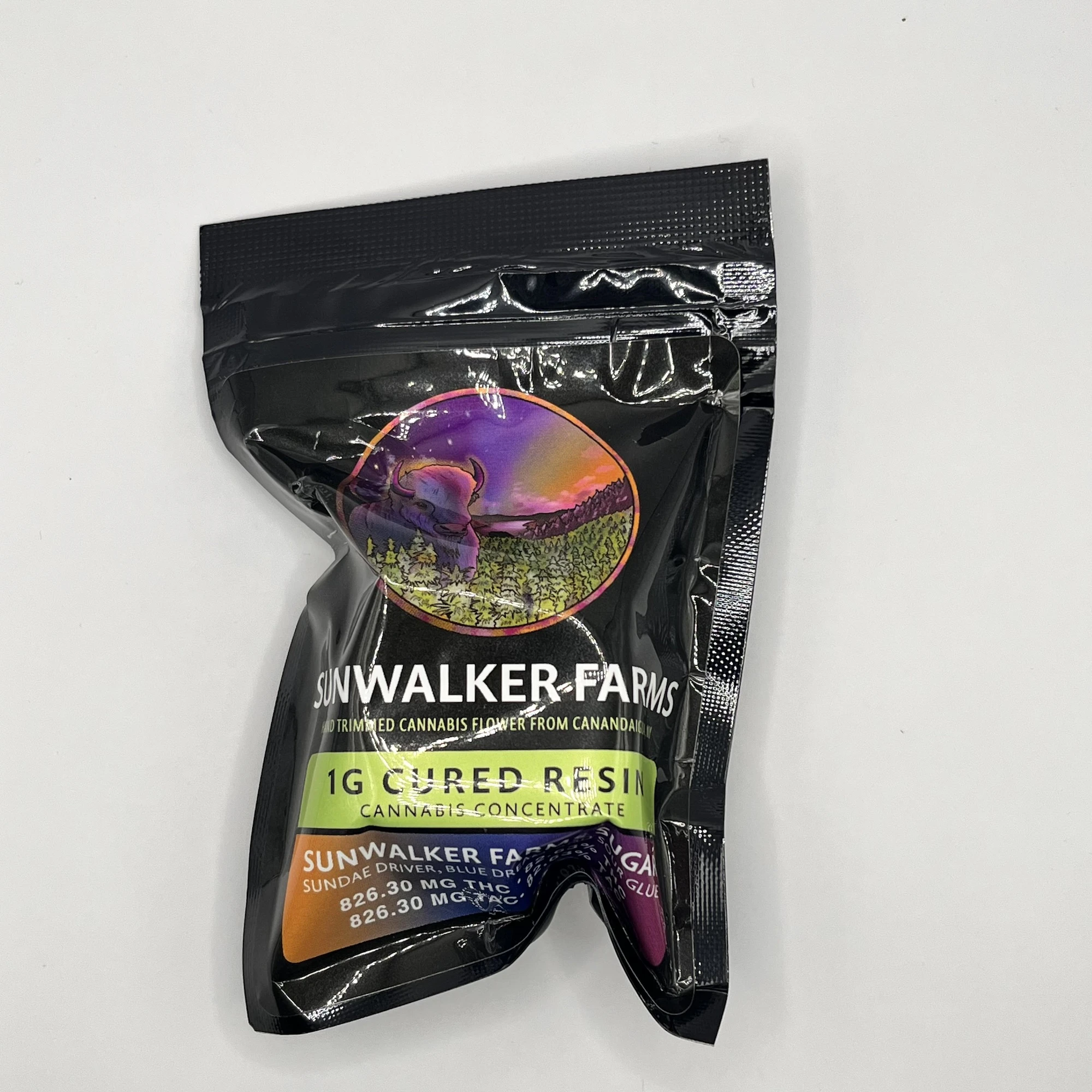 Sunwalker Farms - Sunwalker Farms - Cured Resin Sugar - 82.63% THC  - 1.0g - Wax Main Image