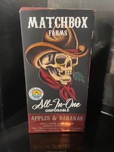 HIGHER CULTURE - Higher Cultures - Apples & Bananas Matchbox Live Resin Disposable 1g