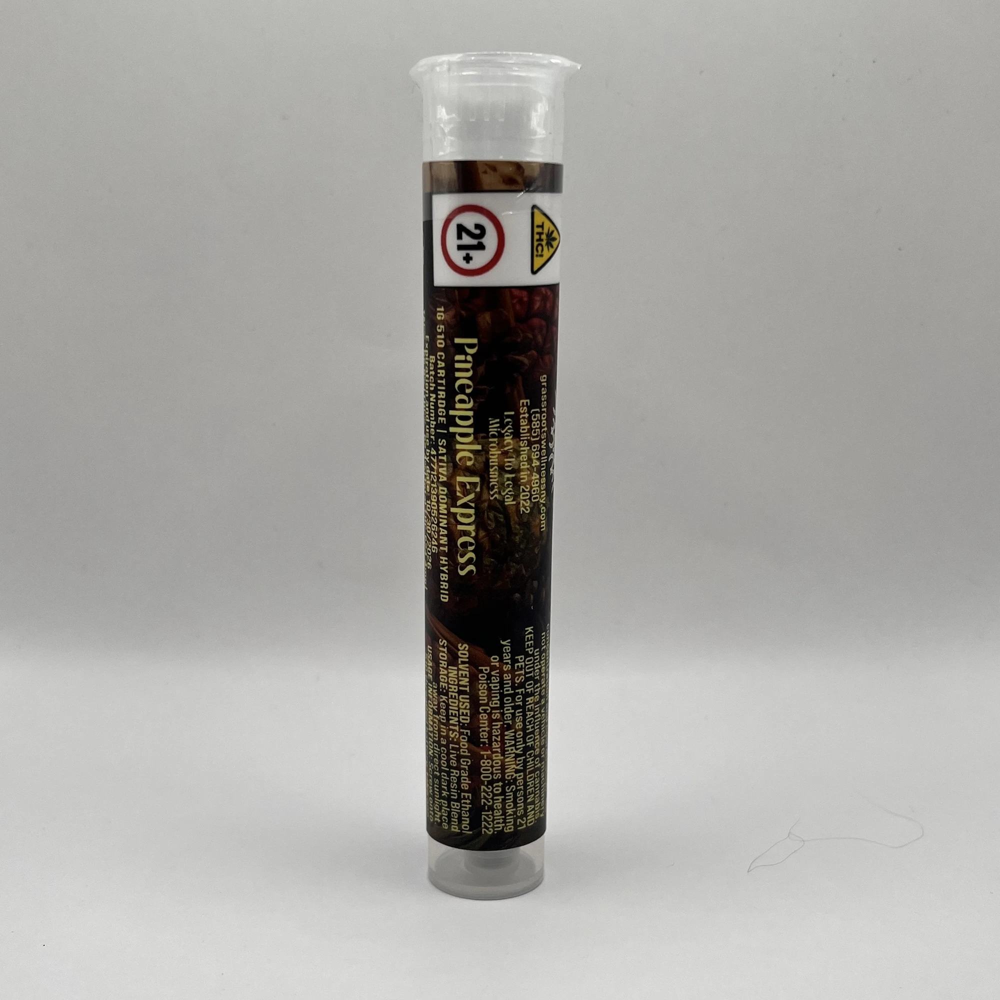 Grass Roots Wellness - Grass Roots Wellness - Pineapple Express - Live Resin - 65.80% THC - 1.0g - Live Resin Main Image