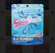 Kushy Punch 100mg Gummies - Blue Rasberry