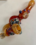 Amber Rainbow Double Reversal Large Sherlock || Sean Holt Glass
