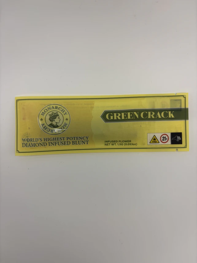 MONARCHY - Monarchy Green Crack - 1g Diamond Infused Blunt Main Image