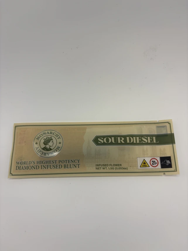 MONARCHY - Monarchy NY Sour Diesel | 1g Diamond Infused Blunt Main Image