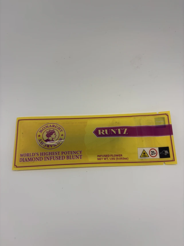 MONARCHY - Monarchy Runtz - 1g Diamond Infused Blunt Main Image