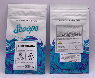 Scoops Strawnana Live Rosin .5g - Curbside PCH