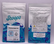 Scoops- Papayarita .5g Live Rosin 