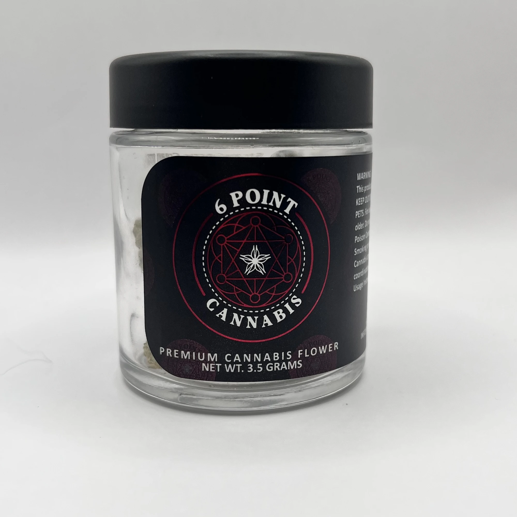 6 POINT CANNABIS - 6 Points Cannabis - Strawberry Cream - 26.10% THC - 3.5g - Dry Flower Main Image
