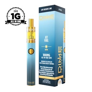 Dime Industries - Dime Industries - AIO - Jet Fuel Live Reserve Vape Cartridge - 1G