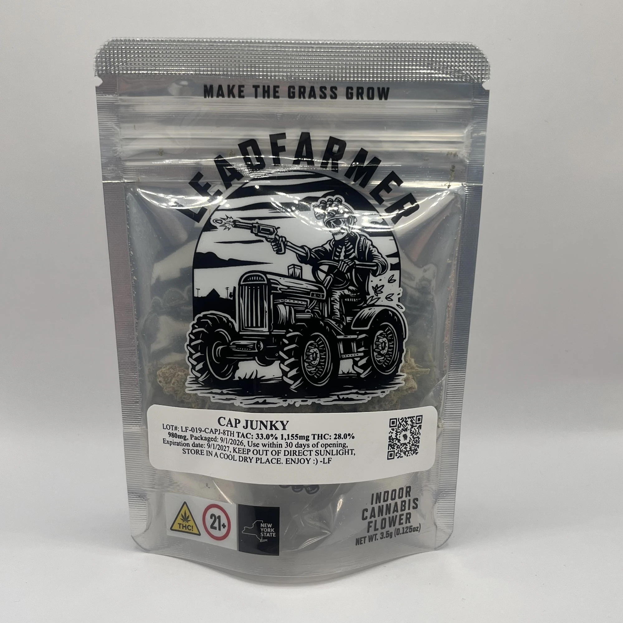 Leadfarmer - LeadFarmer - Cap Junky - 28% THC - 3.5g - Dry Flower Main Image