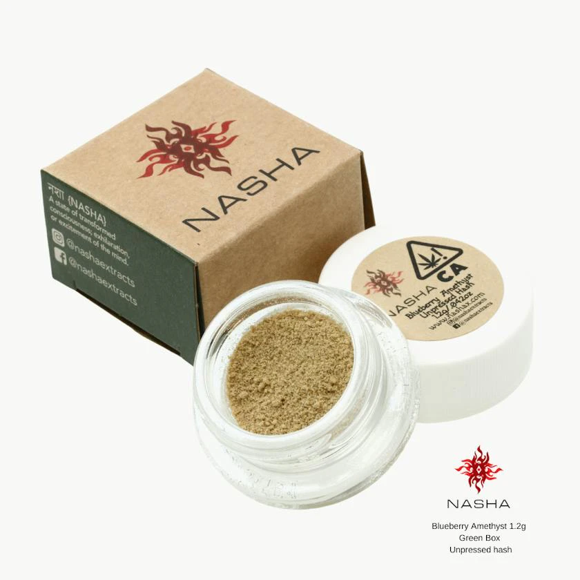 NASHA - Nasha Green - Hash - Blueberry Amethyst - Unpressed - 1.2g Main Image