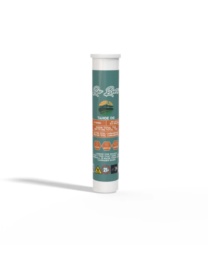 Rec Roots - Rec Roots - Tahoe OG - 1g - 20% THC - Pre-Roll Main Image