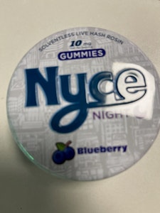 NYCE - C43 Nyce Blueberry Live Hash Rosin Gummies 10mg 10pk