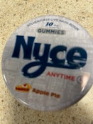 D25 Nyce Apple Pie Live Hash Rosin Gummies 10pk