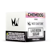 West Coast Cure - Concentrate - Chemdog - Live Resin Sugar - 1g