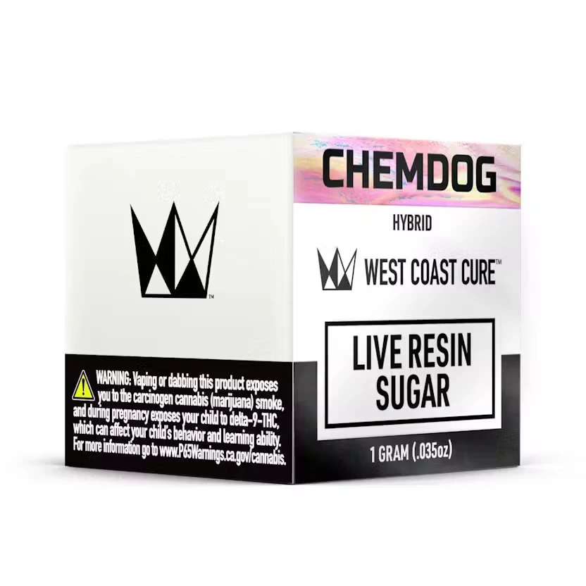 West Coast Cure - West Coast Cure - Concentrate - Chemdog - Live Resin Sugar - 1g Main Image