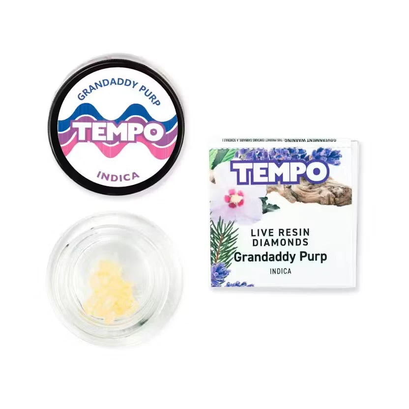 Punch Edibles & Extracts - Tempo - Concentrate - LR Diamonds - Grandaddy Purp - 1g Main Image