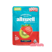 Allswell - Edible - Gummies - Sour Kiwi Strawberry - 100mg