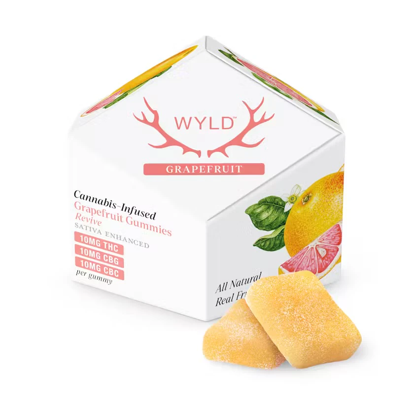 WYLD - WYLD - Edibles - Gummies - Grapefruit 1:1:1 CBG:CBC:THC - 100mg p Main Image