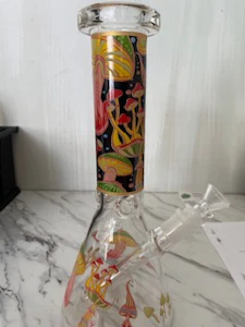Bay Area Pipes Plus Wholesale - 8" Mushroom Beaker Bong