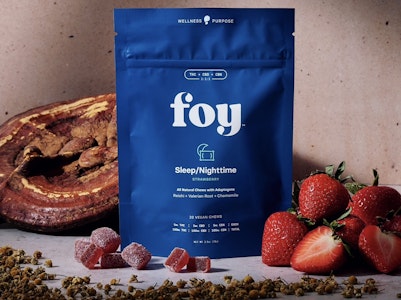 FOY - Foy | Night Time Chews with Organic Adaptogens  | 1:1:1 THC/CBD/CBN | 100mg(20pk)
