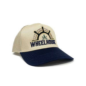 Wheelhouse - HAT: WHEELHOUSE TAN EMBROIDERED TRUCKER SNAPBACK