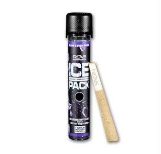 ROVE - ROVE | Blueberry Kush | infused ice pack Live Rosin Diamonds | Indica  Pre-roll 1g
