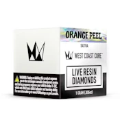 West Coast Cure - Concentrate - Orange Peel - Live Resin Diamonds - 1g