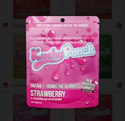 Kushy Punch 100mg Gummies - Strawberry