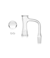 Quartz Hourglass Banger Set 14mm 90° 