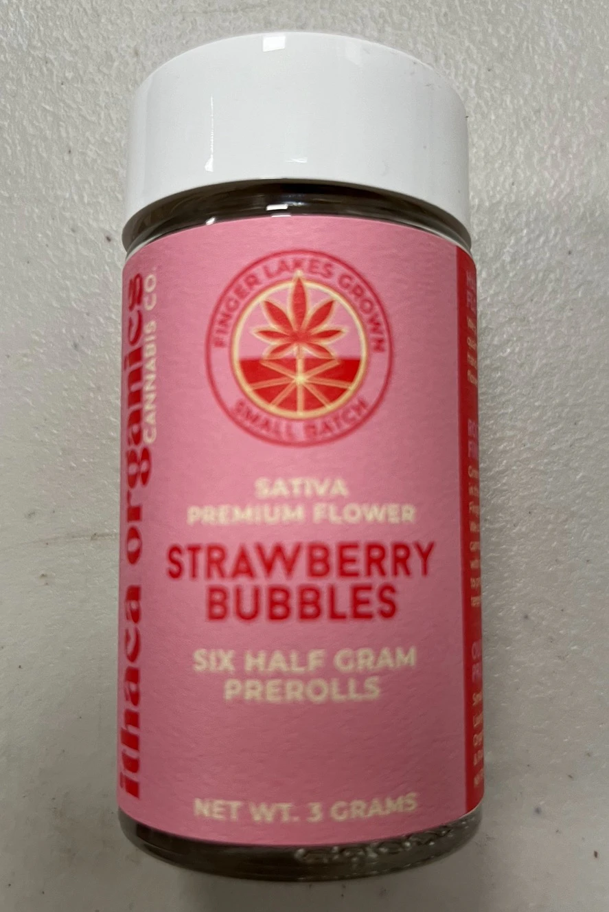 Ithaca Organics - C46 Ithaca Organics Strawberry Bubbles Pre Roll 6pk .5g Main Image