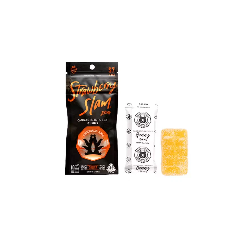 Emerald Sky - Emerald Sky - Edible - Gummies - Strawberry Slam Single - 100mg Main Image