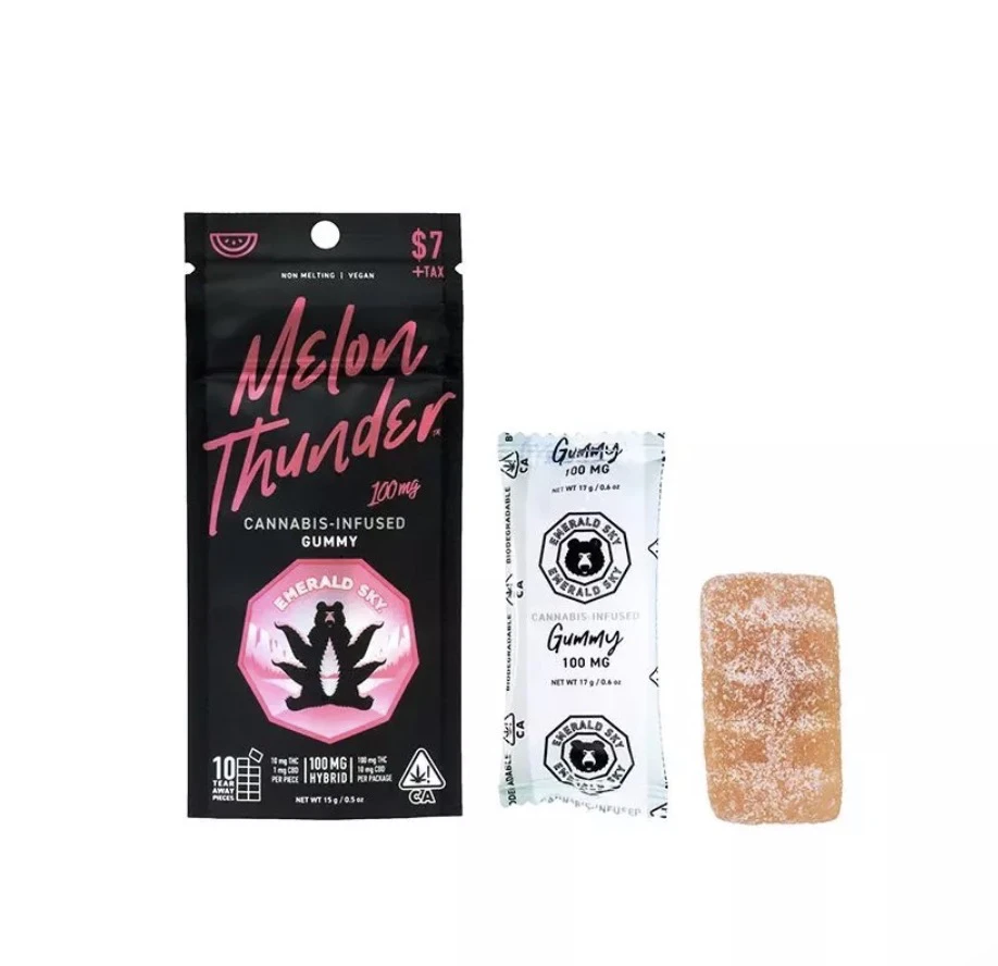Emerald Sky - Emerald Sky - Edible - Gummies - Melon Thunder Single - 100mg Main Image