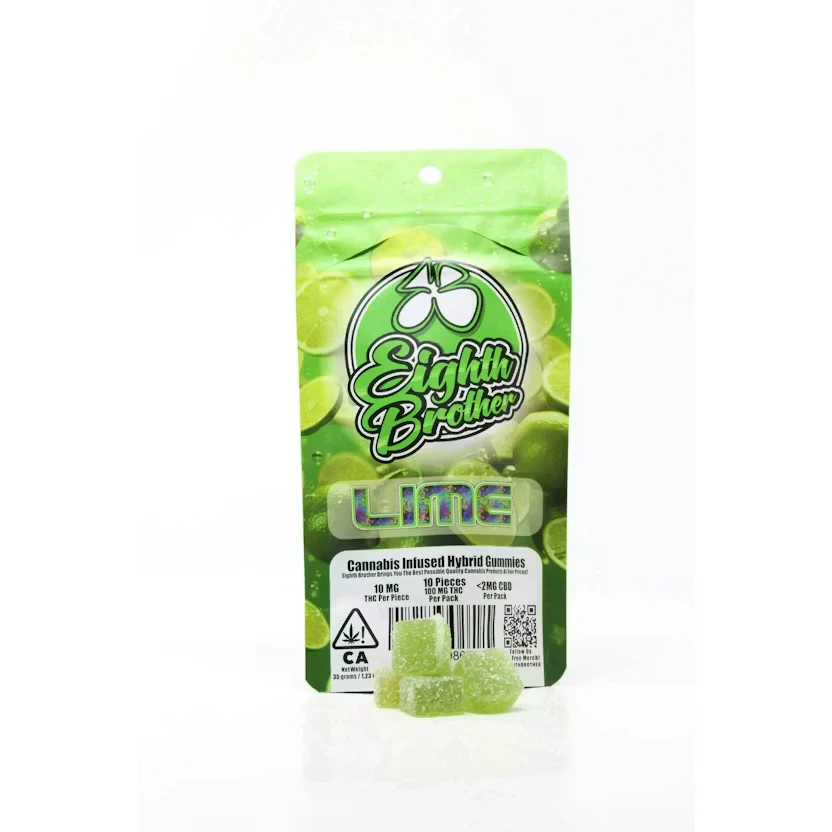 Eighth Brother - Eighth Brother - Edible - Gummies - Lime - 100mg Main Image