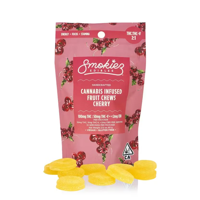 Smokiez Edibles - Smokiez - Edible - THCV Gummies - Cherry 2:1 - 100mg Main Image
