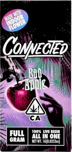 Connected - Bad Apple 1g Live Resin Disposable Cart - Connected