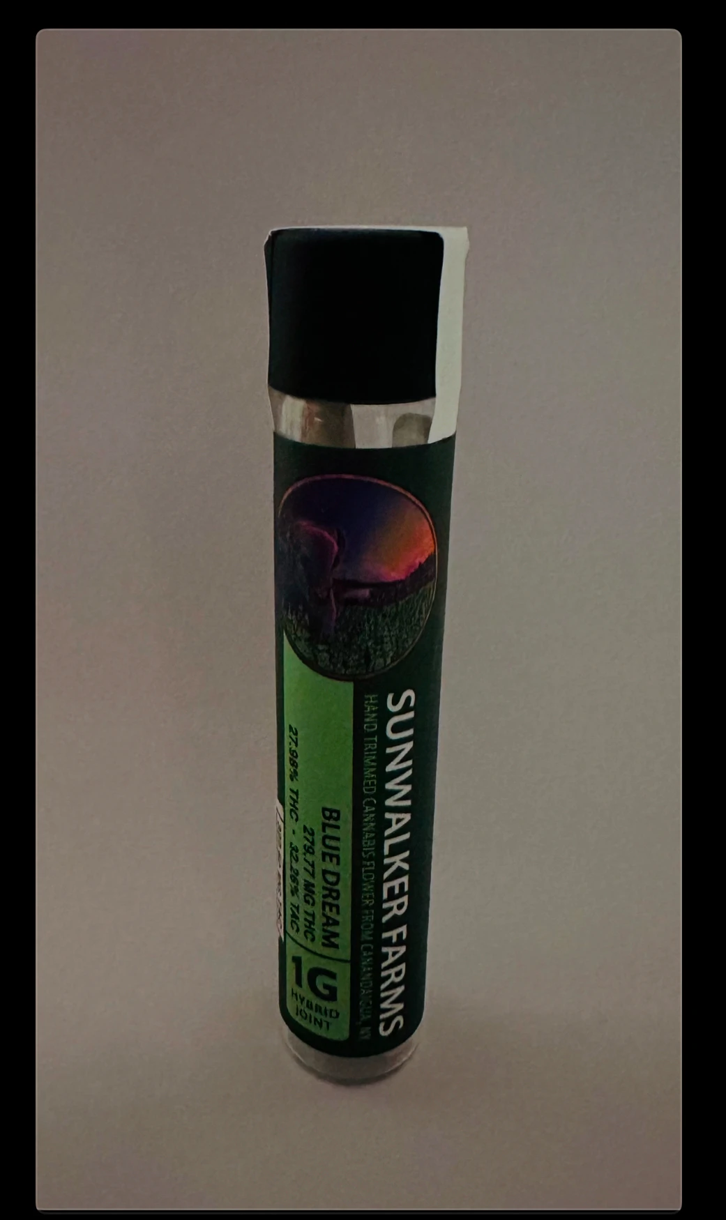 Sunwalker Farms - Sunwalker Farms - Blue Dream - 1g - 27.97% THC - Pre-Roll Main Image