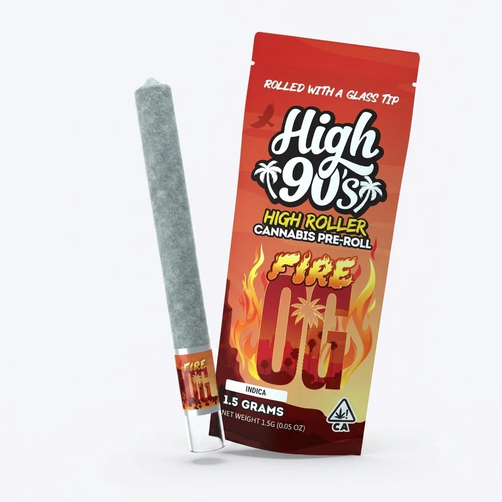 HIGH 90s - High 90s - Preroll - Infused - Fire OG - 1.5g Main Image