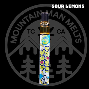Mountain Man Melts - Mountain Man Melts .5G AIO Sour Lemons Live Rosin Disposable