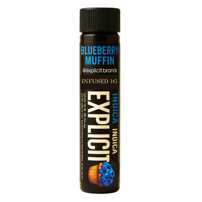 Explicit - Explicit - Preroll - Infused - Blueberry Muffin - 1g Main Image