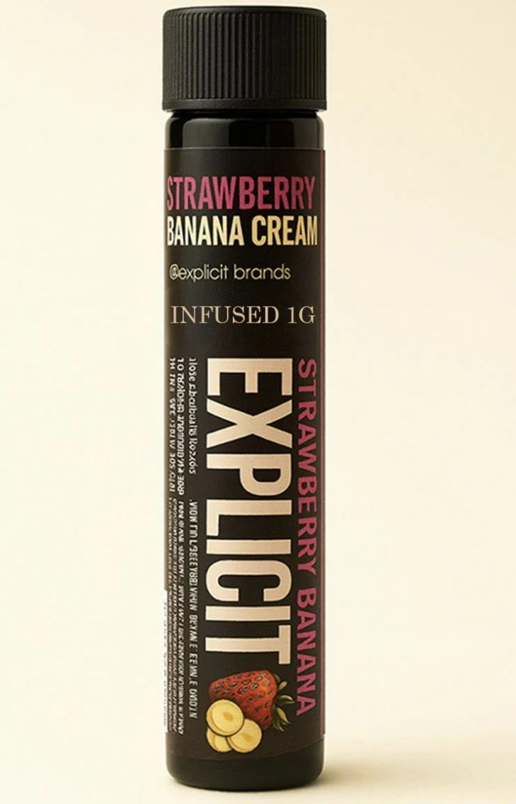Explicit - Explicit - Preroll - Infused - Strawberry Banana Cream - 1g Main Image