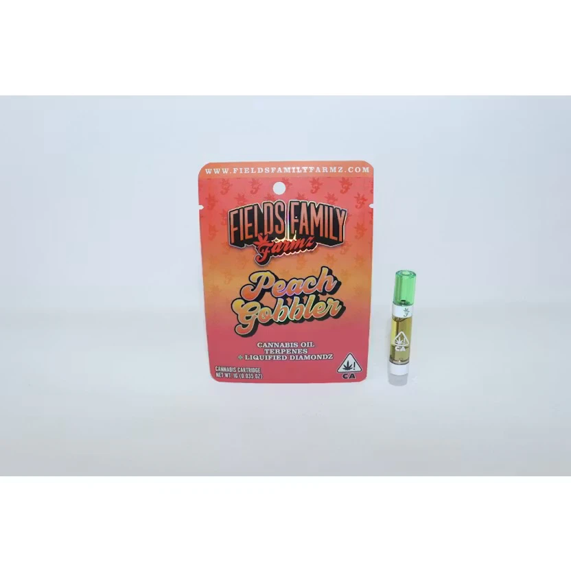Fields Family Farmz - Fields Family Farmz - Cartridge - Liquid Diamonds - Peach Gobbler - 1g Main Image