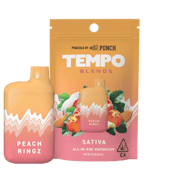 TEMPO 1G Peach Ringz Disposable