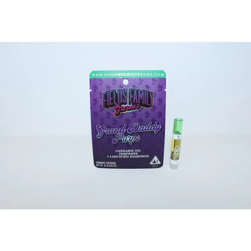 Fields Family Farmz - Fields Family Farmz - Cartridge - Liquid Diamonds - Grand Daddy Purps - 1g Main Image