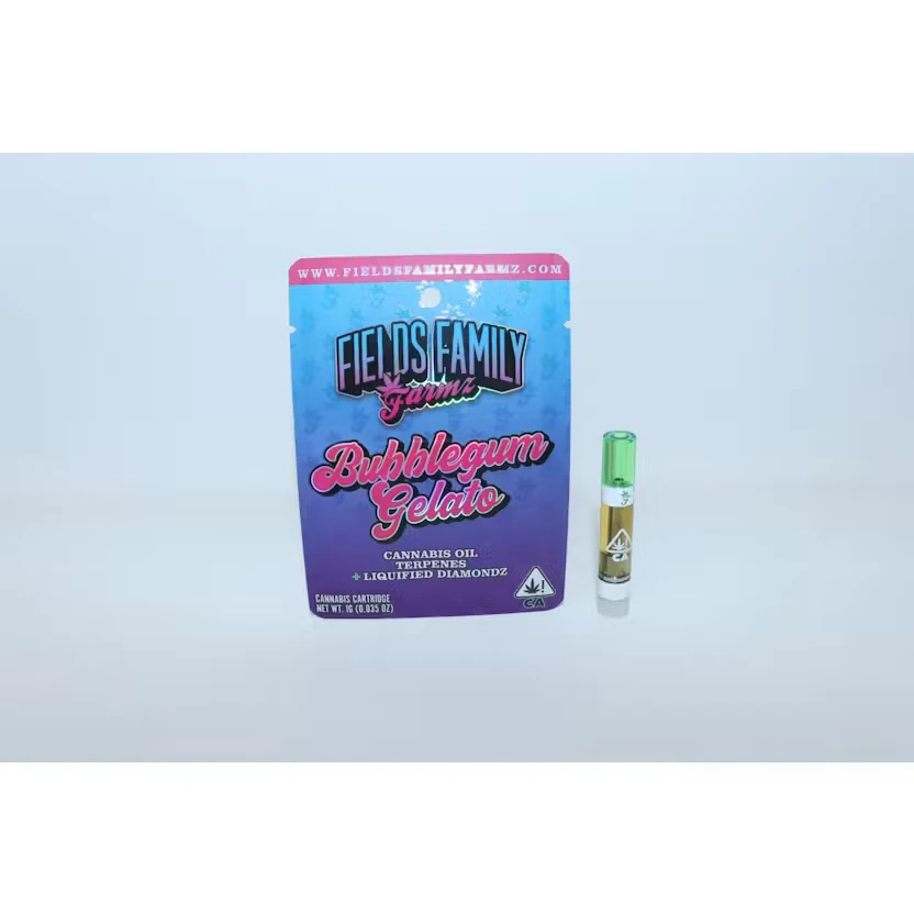 Fields Family Farmz - Fields Family Farmz - Cartridge - Distillate - Bubblegum Gelato - 1g Main Image