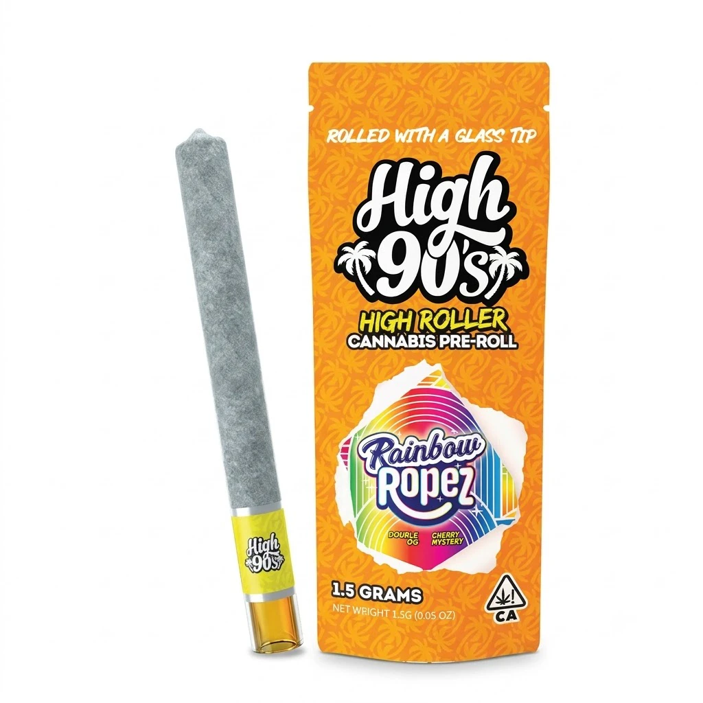 HIGH 90s - High 90s - Preroll - Infused - Rainbow Ropez - 1.5g Main Image