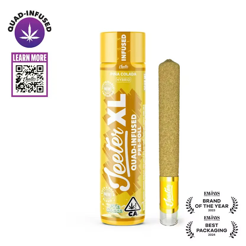 Jeeter - Jeeter - Preroll - Pina Colada XL Infused - 2g Main Image
